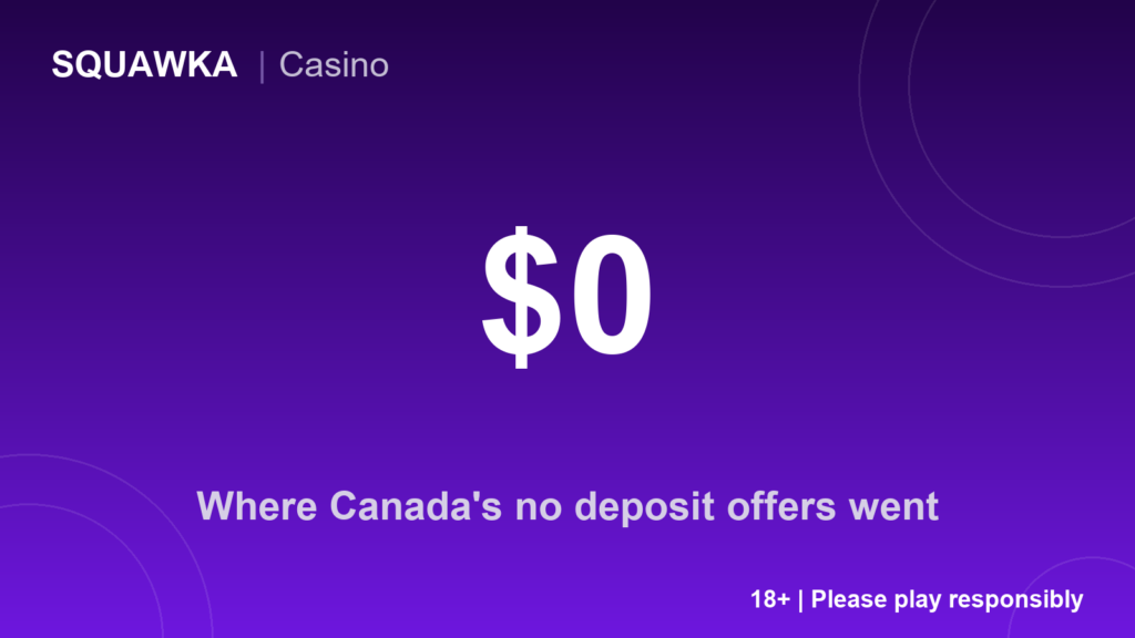 The slow disappearance of no-deposit offers in regulated Canada
