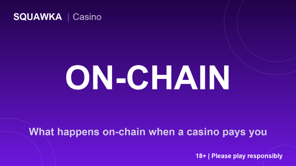 What actually happens on-chain when a crypto casino pays you