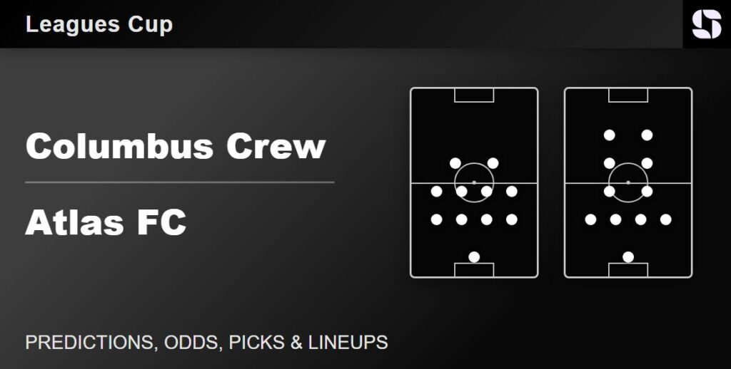 Columbus Crew vs Atlas FC predicted lineups Leagues Cup