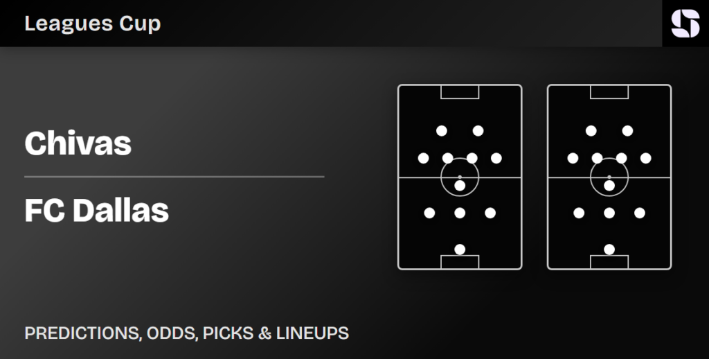 Chivas vs FC Dallas predicted lineups Leagues Cup