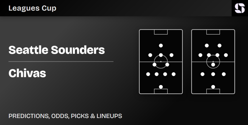 Seattle Sounders vs Chivas predicted lineups Leagues Cup