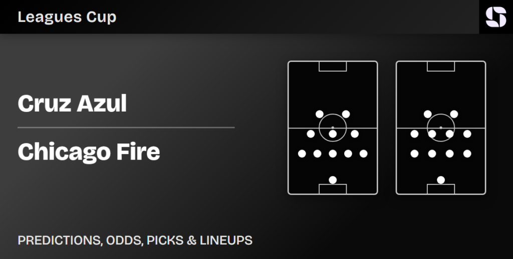 Cruz Azul vs Chicago Fire predicted lineups Leagues Cup