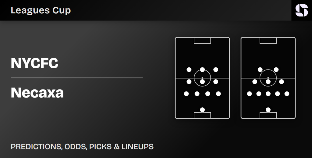 NYCFC vs Necaxa predicted lineups Leagues Cup