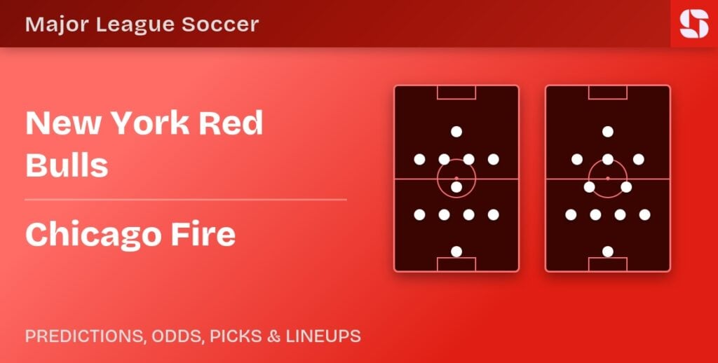 New York Red Bulls vs Chicago Fire predicted formations