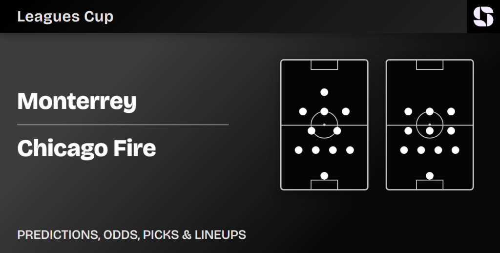 Monterrey vs Chicago Fire predicted lineups Leagues Cup