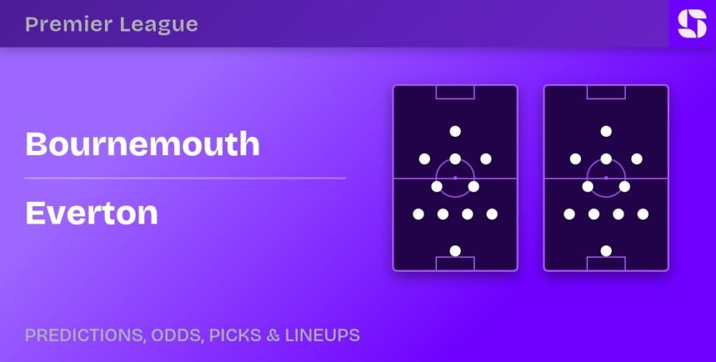 Bournemouth vs Everton predicted formations