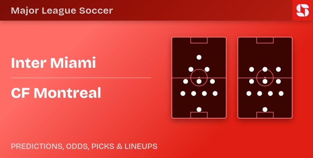 Inter Miami vs CF Montreal predicted formations