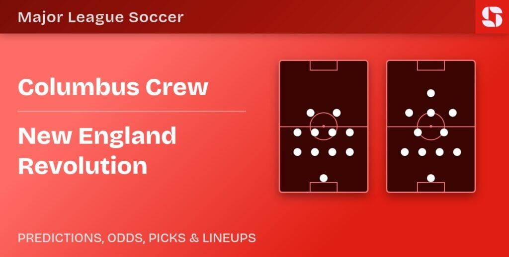 Columbus Crew vs New England Revolution predicted formations