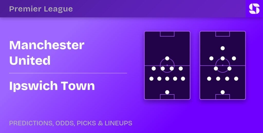 Manchester United vs Ipswich Town predicted formations