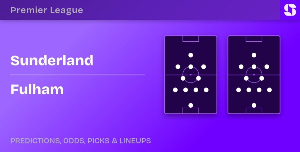 Sunderland vs Fulham predicted formations