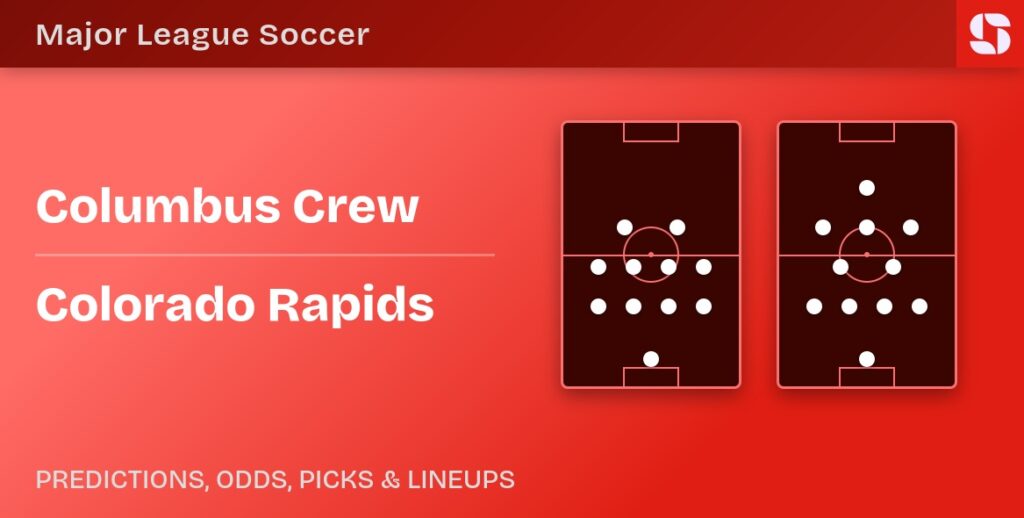 Columbus Crew vs Colorado Rapids predicted formations
