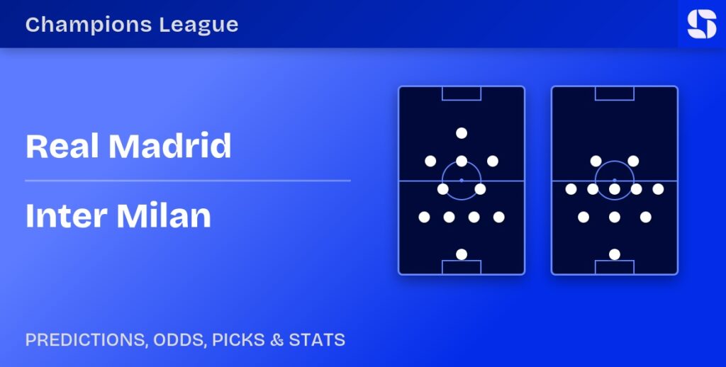 Real Madrid vs Inter Milan predicted formations