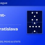 Paris Saint-Germain vs Slovan Bratislava predicted formations