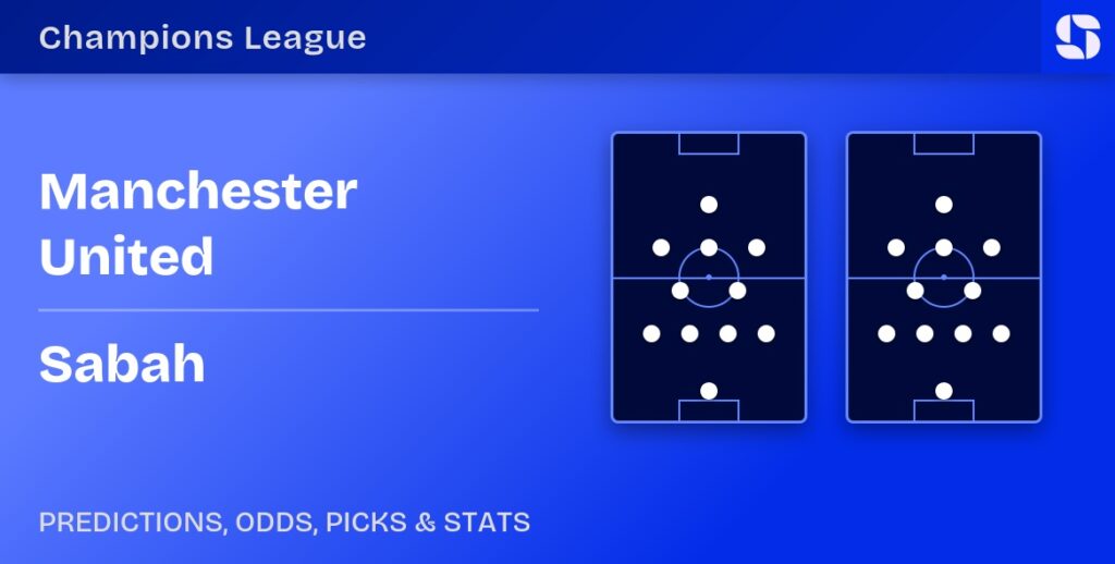 Manchester United vs Sabah predicted formations