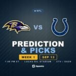 Ravens vs Colts prediction, picks and odds for Week 1 of the 2026 NFL season in Canada