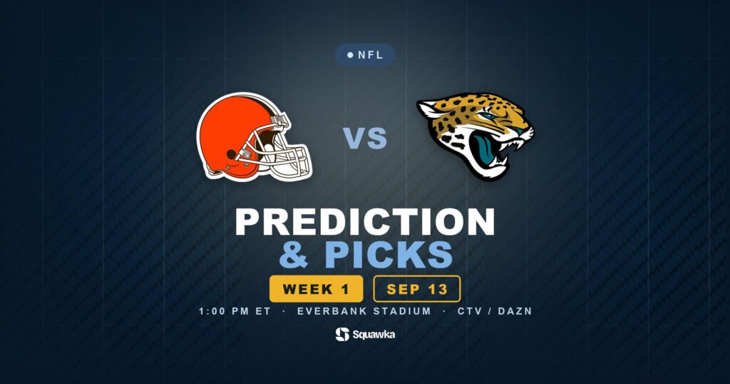 Browns vs Jaguars prediction, picks and odds for Week 1 of the 2026 NFL season in Canada