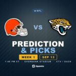 Browns vs Jaguars prediction, picks and odds for Week 1 of the 2026 NFL season in Canada