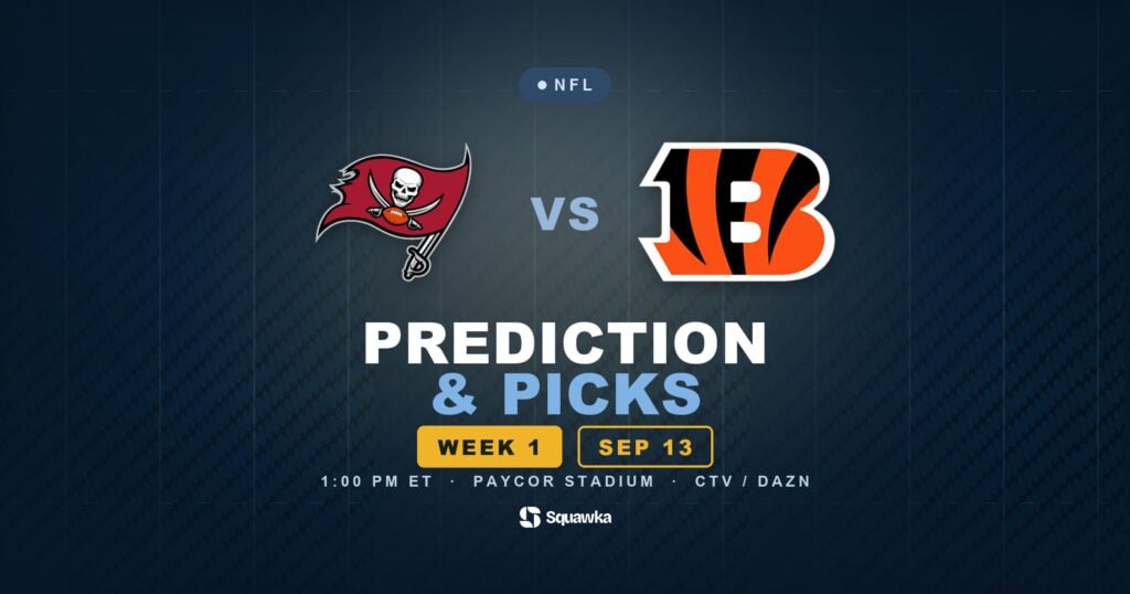 Buccaneers vs Bengals prediction, picks and odds for Week 1 of the 2026 NFL season in Canada