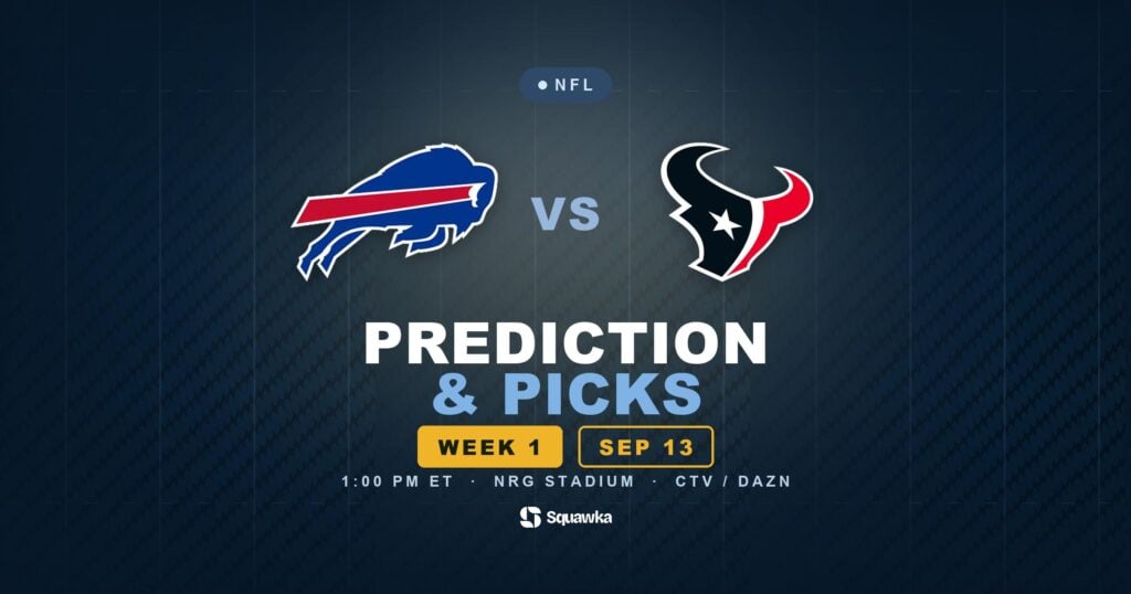 Bills vs Texans prediction, picks and odds for Week 1 of the 2026 NFL season in Canada