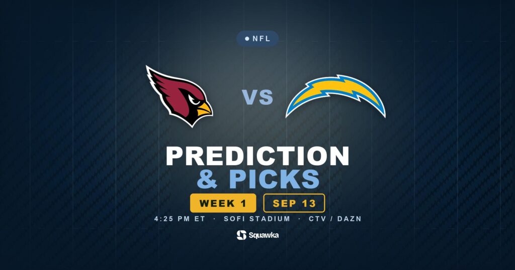 Cardinals vs Chargers prediction, picks and odds for Week 1 of the 2026 NFL season in Canada