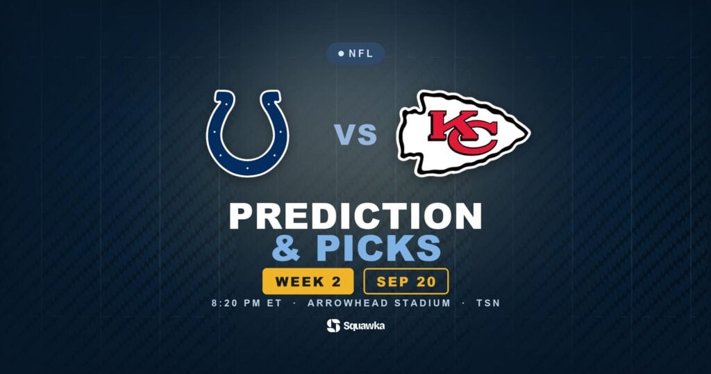 Indianapolis Colts vs Kansas City Chiefs prediction, picks and odds for Week 2 of the 2026 NFL season