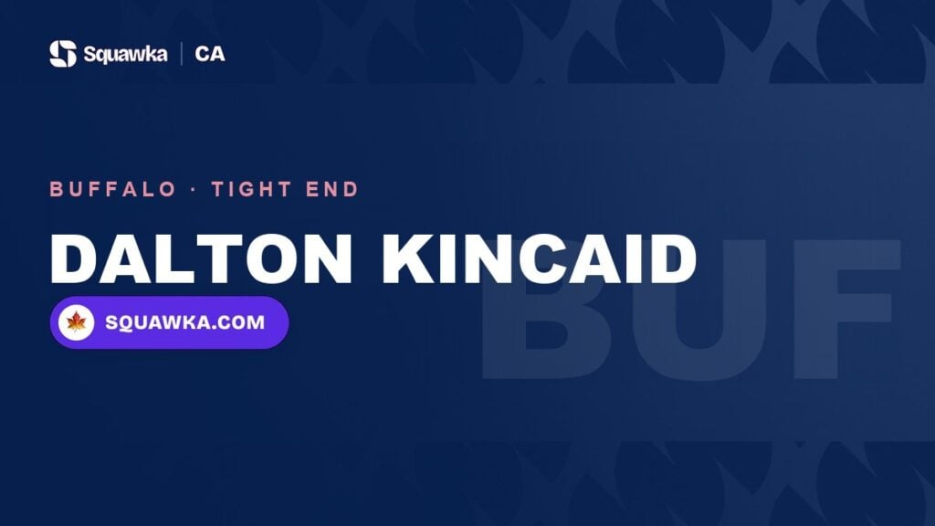 Dalton Kincaid Buffalo Bills stats and game log for Canadian fans