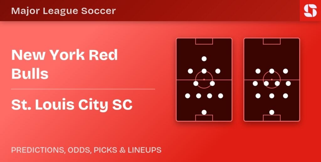 New York Red Bulls vs St. Louis City SC predicted formations