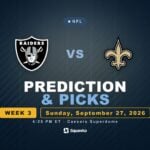 Raiders vs Saints Prediction & Picks