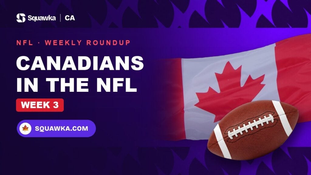 Canadians in the NFL, Week 3 weekly roundup - Squawka CA
