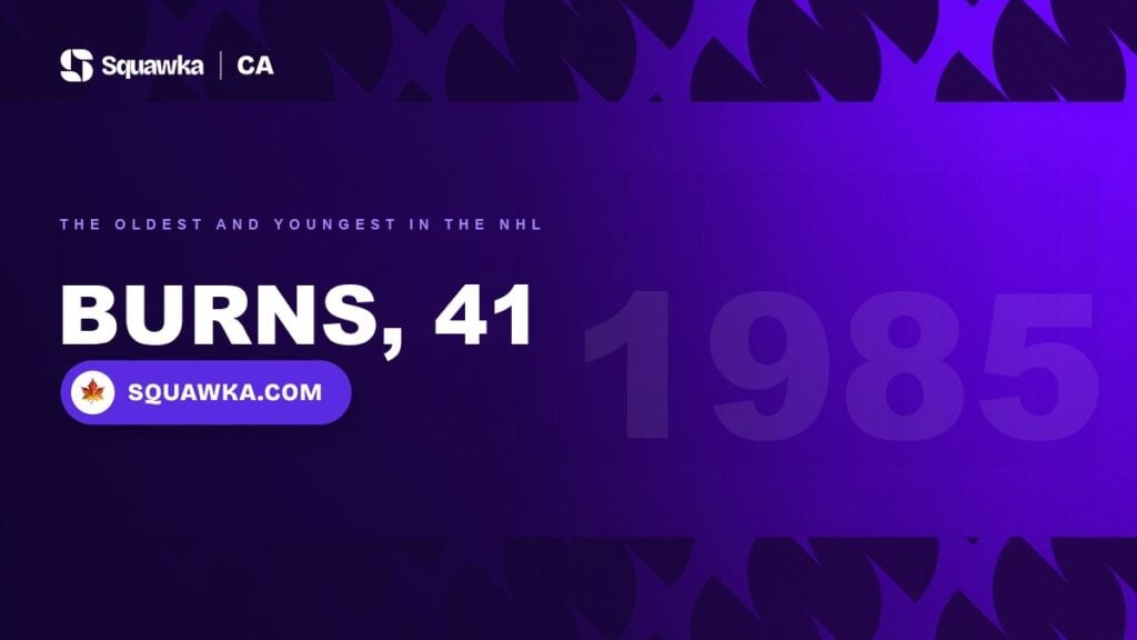 The oldest NHL player in 2026-27 is Brent Burns of the Colorado Avalanche at 41