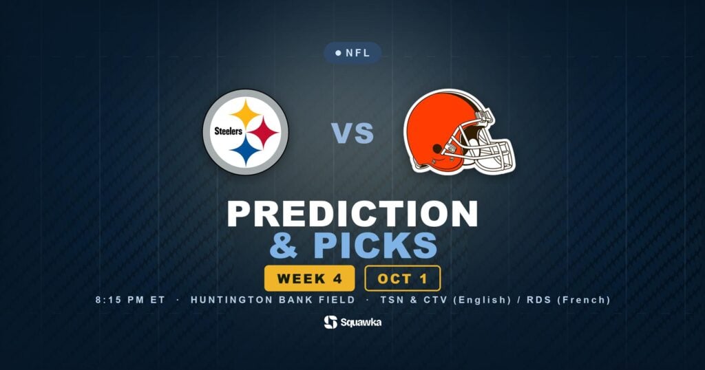 Pittsburgh Steelers vs Cleveland Browns prediction, picks and odds for Week 4 of the 2026 NFL season