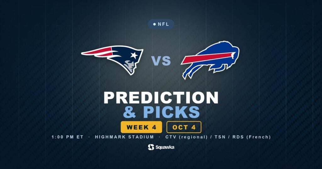 New England Patriots vs Buffalo Bills prediction, picks and odds for Week 4 of the 2026 NFL season