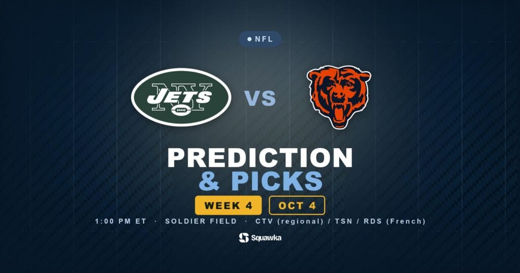 New York Jets vs Chicago Bears prediction, picks and odds for Week 4 of the 2026 NFL season