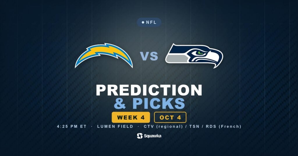Los Angeles Chargers vs Seattle Seahawks prediction, picks and odds for Week 4 of the 2026 NFL season
