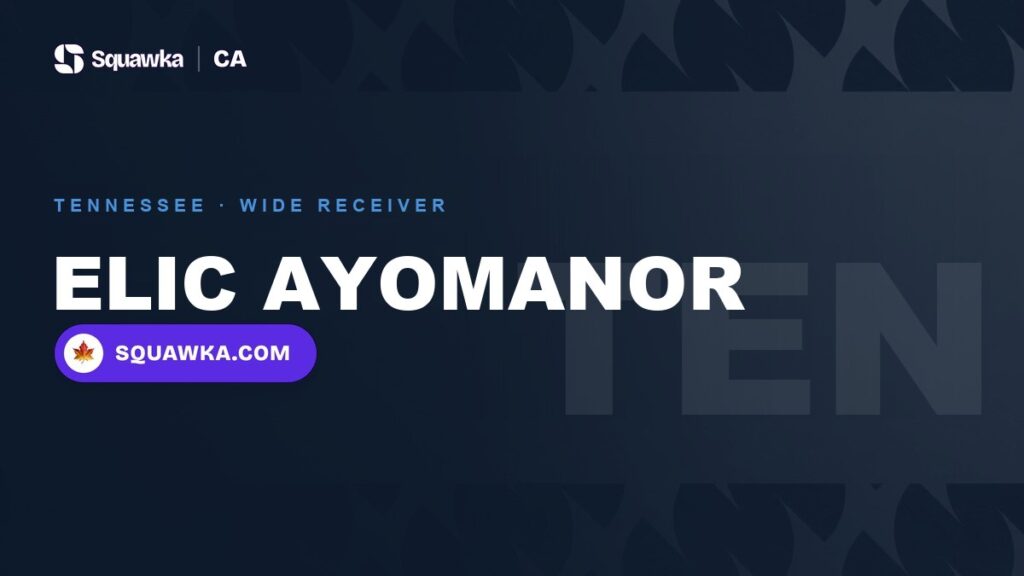 Elic Ayomanor Tennessee Titans stats and game log for Canadian fans