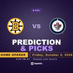 Boston Bruins vs Winnipeg Jets prediction, team news and odds for 2 October 2026