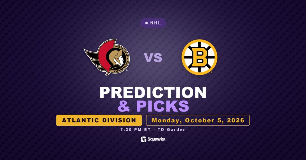 Ottawa Senators vs Boston Bruins prediction and picks