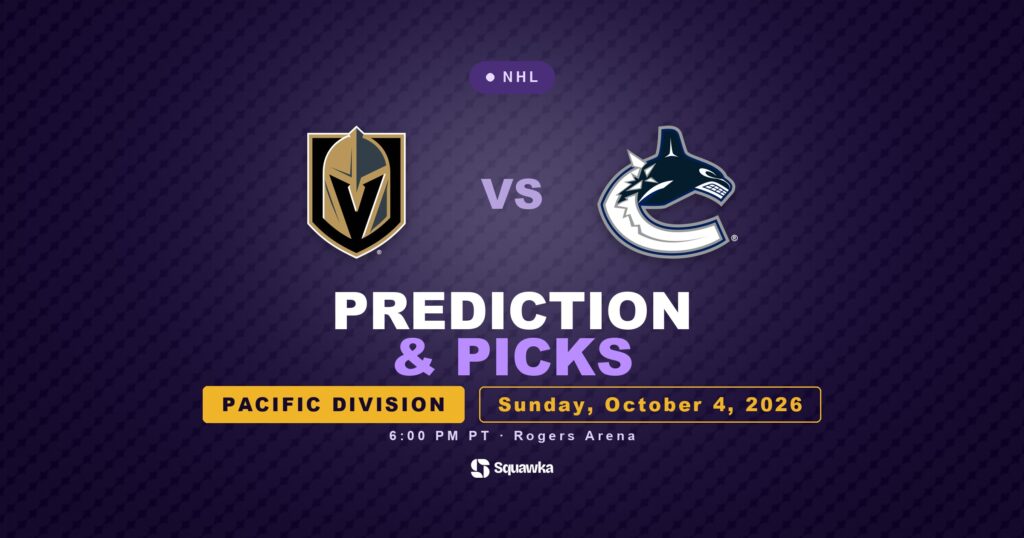 Vegas Golden Knights vs Vancouver Canucks prediction and picks