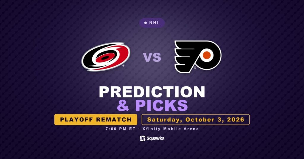 Carolina Hurricanes vs Philadelphia Flyers prediction and picks
