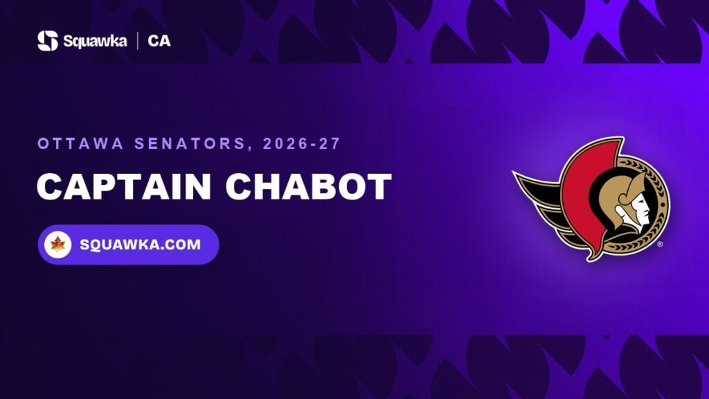 Ottawa Senators logo: Thomas Chabot named captain, 2026-27