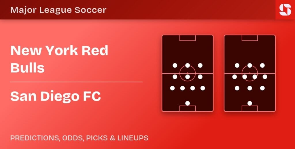 New York Red Bulls vs San Diego FC predicted formations