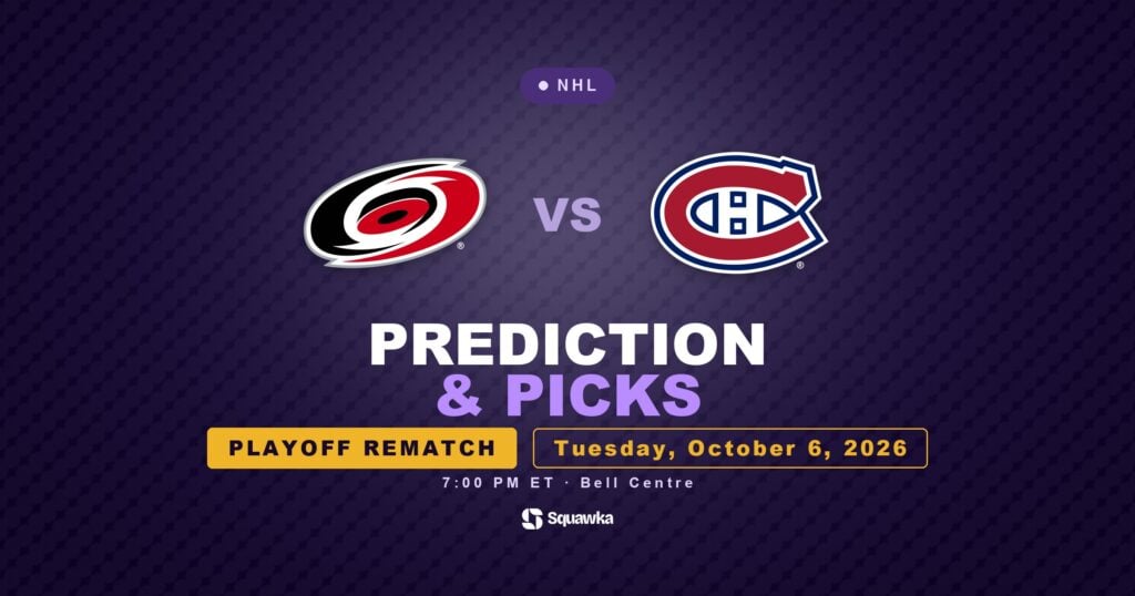 Carolina Hurricanes vs Montreal Canadiens prediction and picks