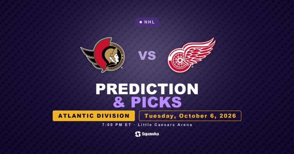 Ottawa Senators vs Detroit Red Wings prediction and picks