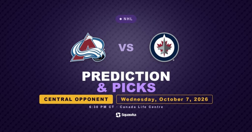 Colorado Avalanche vs Winnipeg Jets prediction and picks