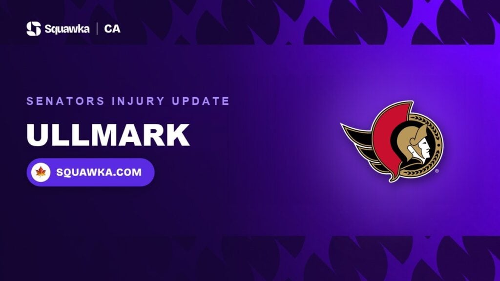 Ottawa Senators logo: Linus Ullmark injury update, October 2026