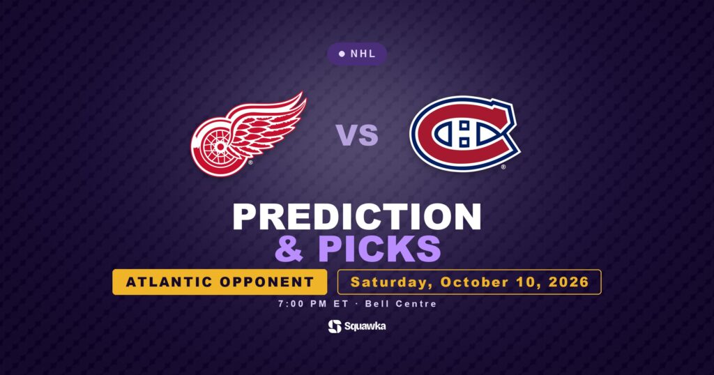 Detroit Red Wings vs Montreal Canadiens prediction and picks