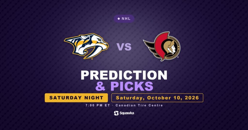 Nashville Predators vs Ottawa Senators prediction and picks