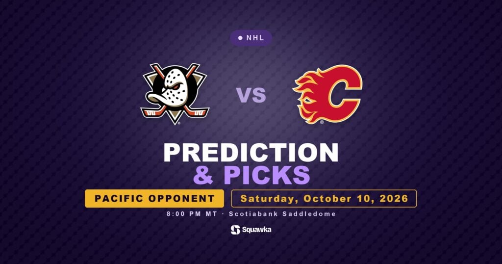 Anaheim Ducks vs Calgary Flames prediction and picks
