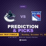 Vancouver Canucks vs New York Rangers prediction and picks