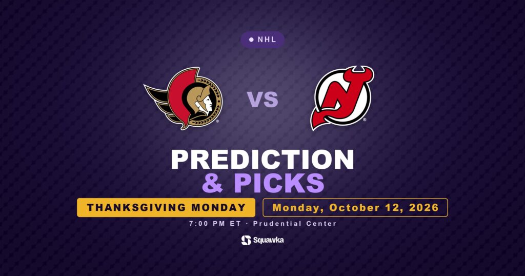 Ottawa Senators vs New Jersey Devils prediction and picks